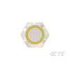 Alcoswitch AV19 DPM 5A FIX RING LED YELLOW 24V AV1920R524Q04